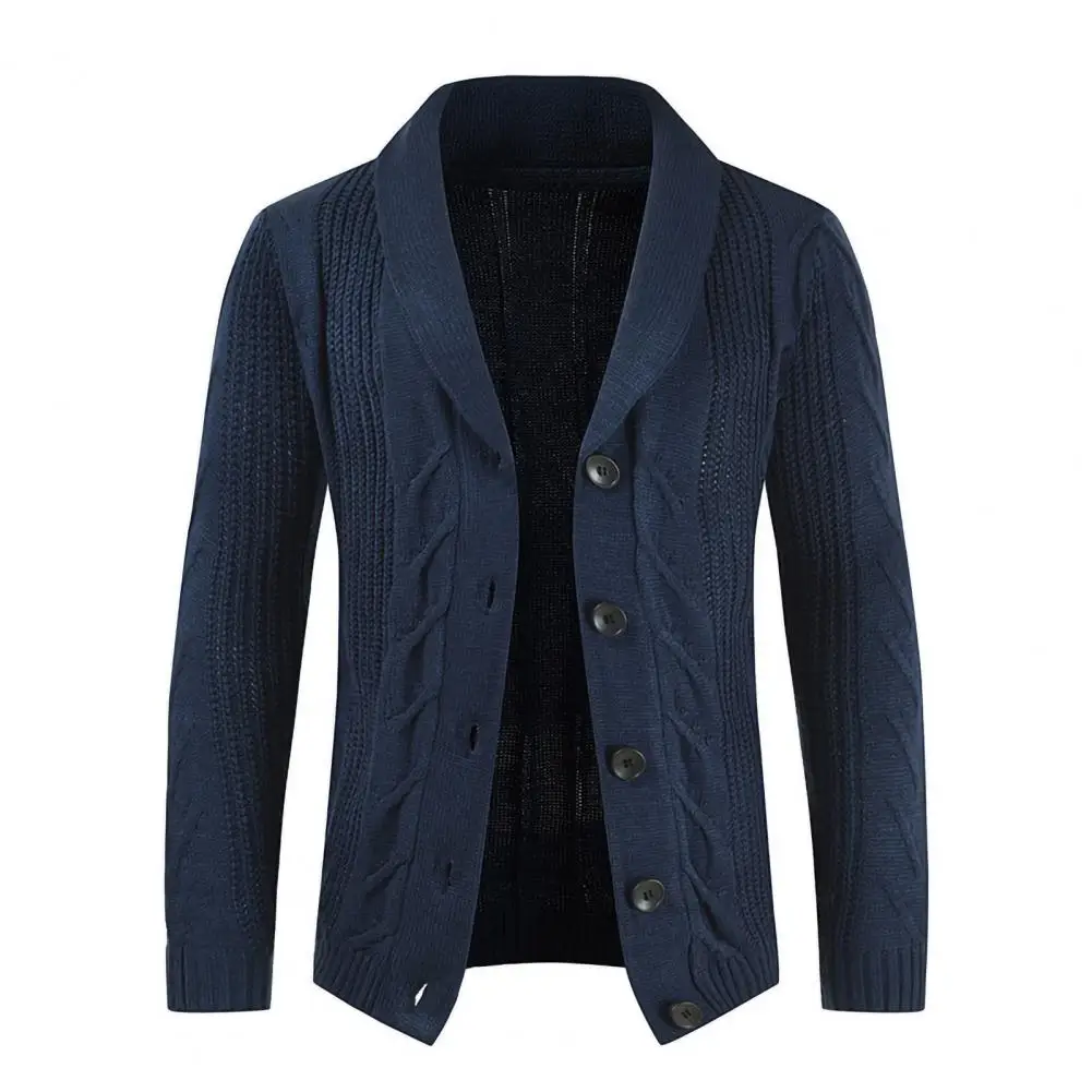 Men's Sweater Turn-down Collar Keep Warmth Single-breasted Sweater Stylish High Quality Knitted Cardigan for Autumn Winter
Men's Sweater Turn-down Collar Keep Warmth Single-breasted Sweater Stylish High Quality Knitted Cardigan for Autumn Winter