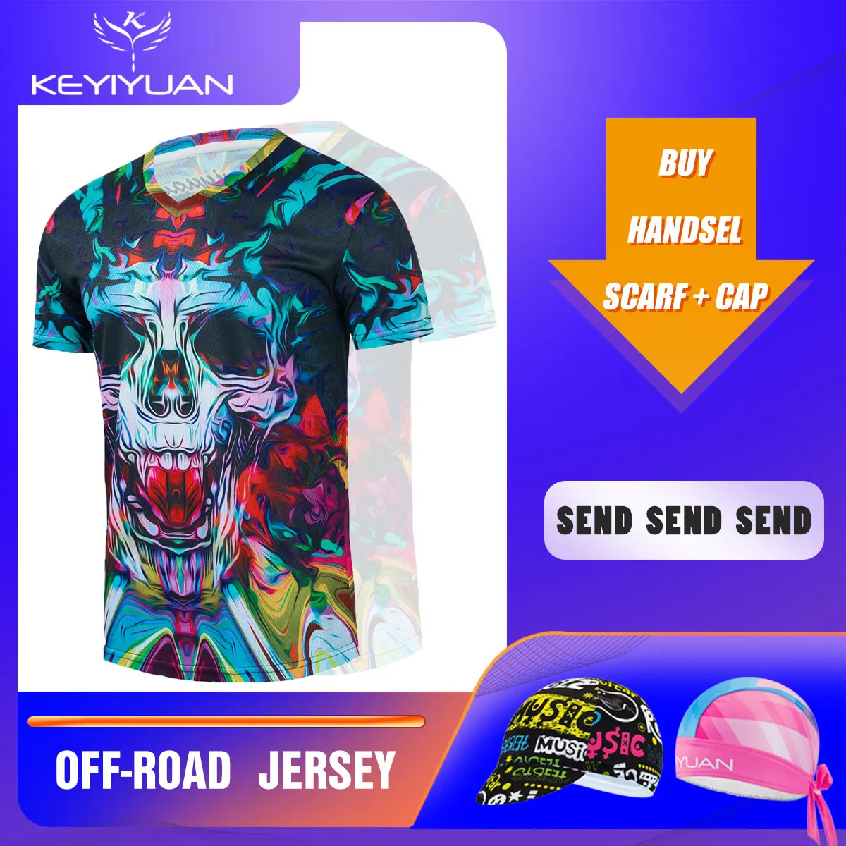 KEYIYUAN New Short Sleeve Quick-drying Cross-country Motorcycle Shirt Mountain Enduro Clothing Bicycle Moto Downhill T-shirt
KEYIYUAN New Short Sleeve Quick-drying Cross-country Motorcycle Shirt Mountain Enduro Clothing Bicycle Moto Downhill T-shirt