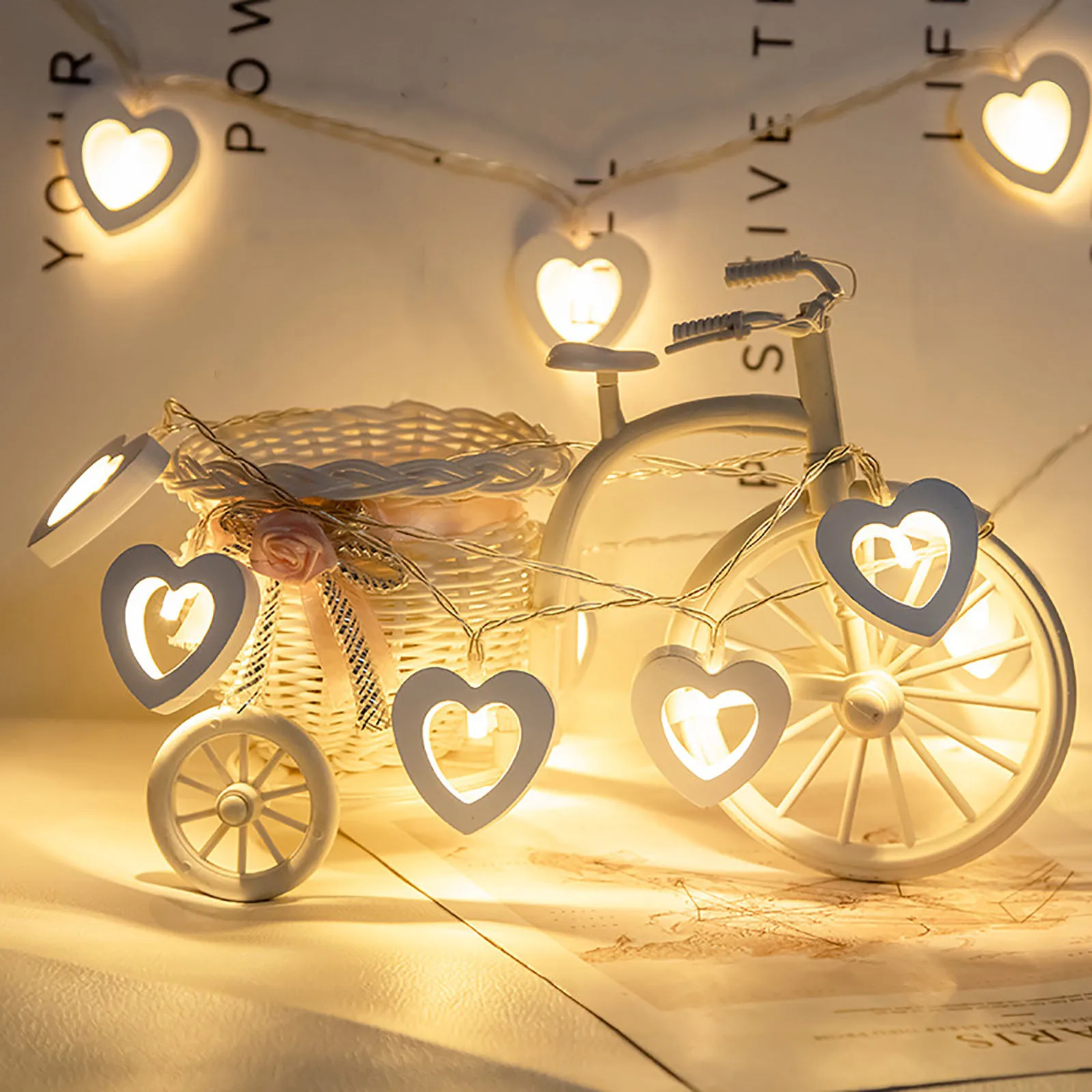 Valentine's Day Wooden Heart -Shaped 30 LED Light Strings Romantic Weddings Party Decor Lights String Home Room Decoration
Valentine's Day Wooden Heart -Shaped 30 LED Light Strings Romantic Weddings Party Decor Lights String Home Room Decoration