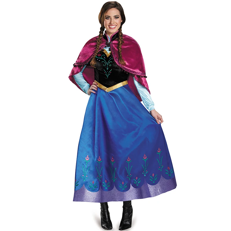 Anna Princess Cosplay Costume Adult Snow Grow Elsa Clothing Fairy Tale Party Dress Anime Costume for Halloween Women
Anna Princess Cosplay Costume Adult Snow Grow Elsa Clothing Fairy Tale Party Dress Anime Costume for Halloween Women