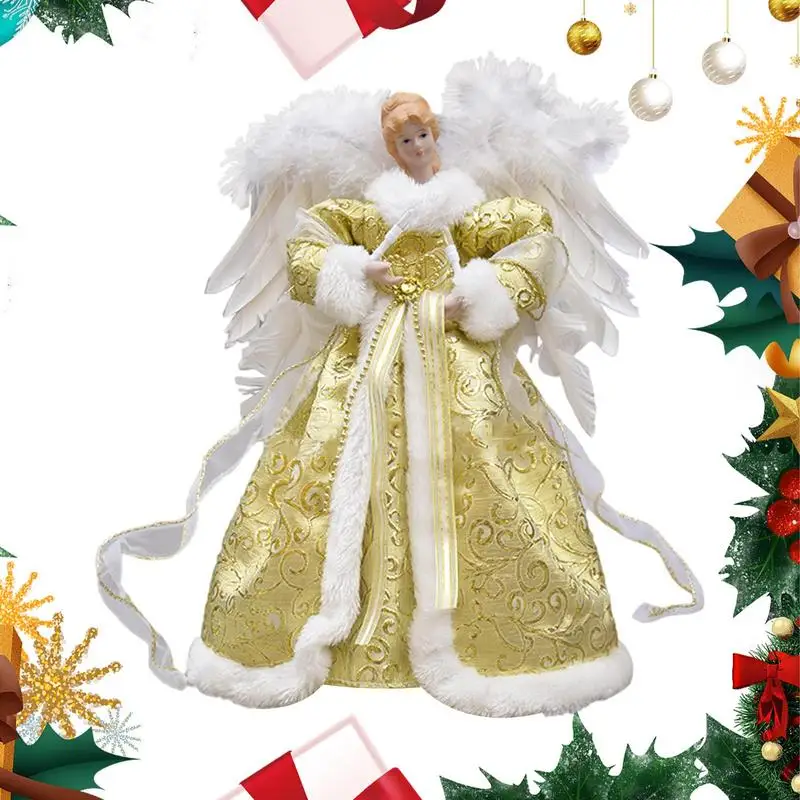 

Angel Ornaments For Christmas Tree Top Gold Angel Christmas Tree Topper Christmas Angel Decors For Christmas Trees Tables Desks