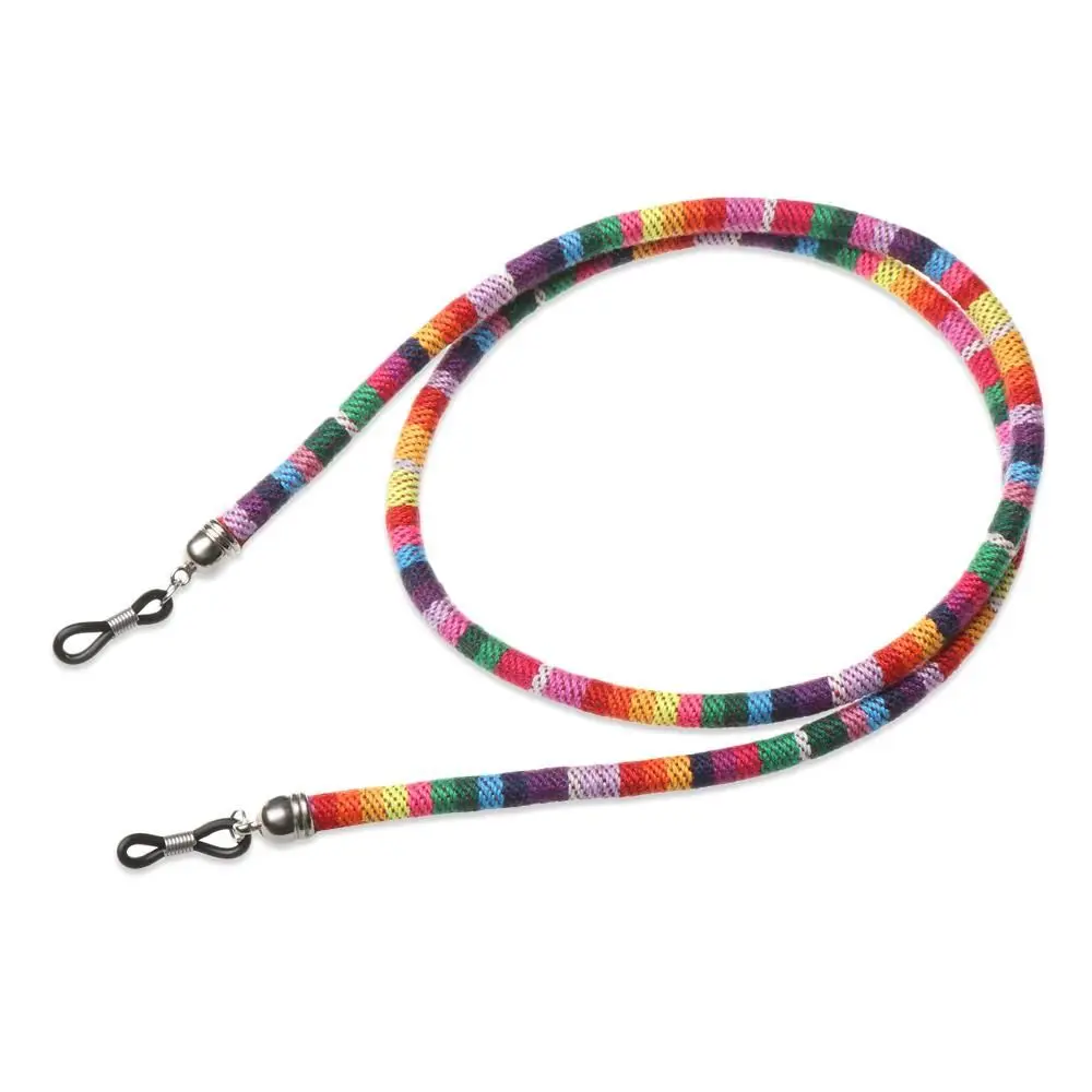 Colorful Eyeglass Sunglasses Cotton Neck String Cord Retainer Strap Eyewear Lanyard Holder High-End Ethnic Rope Glasses Chain
Colorful Eyeglass Sunglasses Cotton Neck String Cord Retainer Strap Eyewear Lanyard Holder High-End Ethnic Rope Glasses Chain