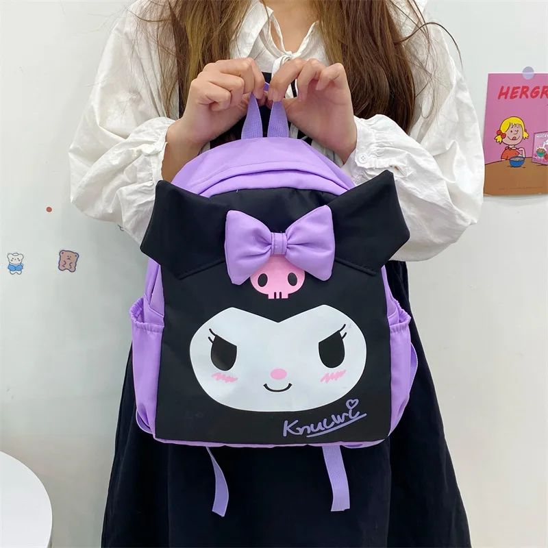 2023 Kawaii Sanrio Детский рюкзак Kuromi Cinnamoroll Mymelody с мультяшным рисунком большой емкости Студенческая дорожная сумка для хранения
2023 Kawaii Sanrio Детский рюкзак Kuromi Cinnamoroll Mymelody с мультяшным рисунком большой емкости Студенческая дорожная сумка для хранения