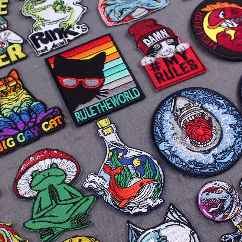 Hippie Cat Patches For Clothing Thermo Adhesive Patches Punk Animal Iron On Patches On Clothes Stripes Badges On Backpack Decor
Hippie Cat Patches For Clothing Thermo Adhesive Patches Punk Animal Iron On Patches On Clothes Stripes Badges On Backpack Decor