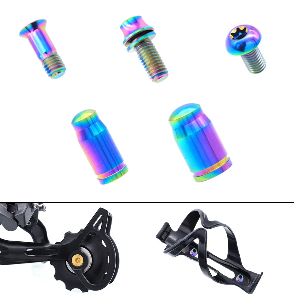 1 Pair MTB Road Bike Screws Valve Caps Bicycle Titanium Alloy Screws Valve Cap Brake Rotor Screws Lightweight Cycling Parts
1 Pair MTB Road Bike Screws Valve Caps Bicycle Titanium Alloy Screws Valve Cap Brake Rotor Screws Lightweight Cycling Parts