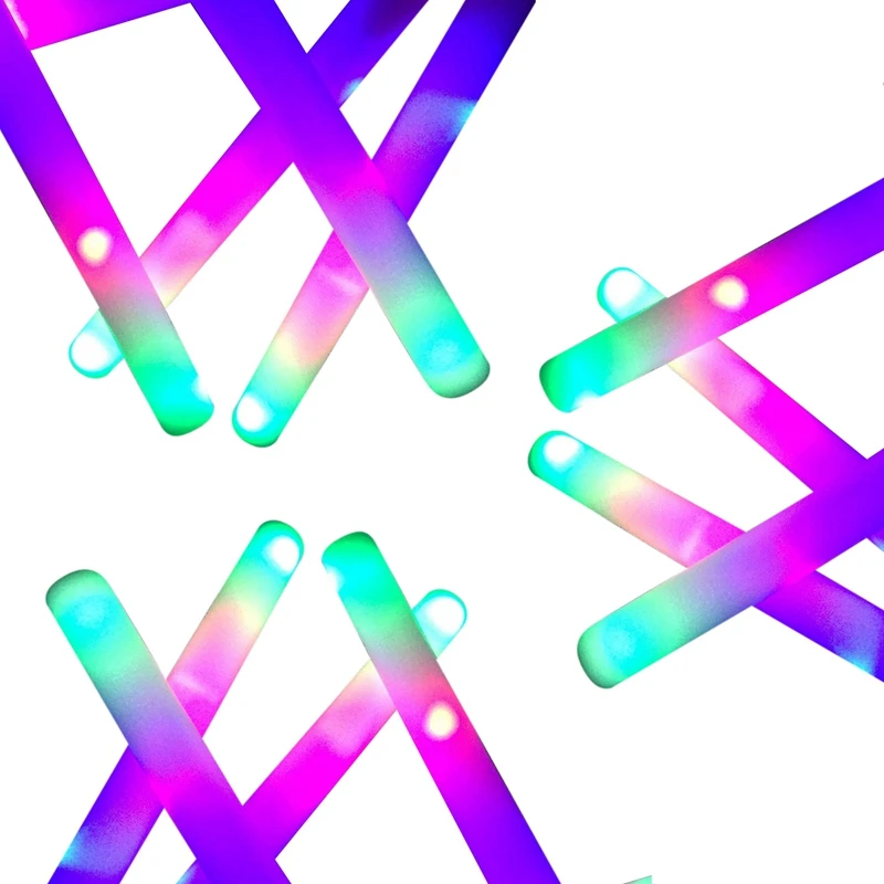 Glow Sticks Bulk - 72 Pcs LED Foam Sticks Glow Batons With 3 Modes Flashing Effect, Glow In The Dark Party Supplies
Glow Sticks Bulk - 72 Pcs LED Foam Sticks Glow Batons With 3 Modes Flashing Effect, Glow In The Dark Party Supplies