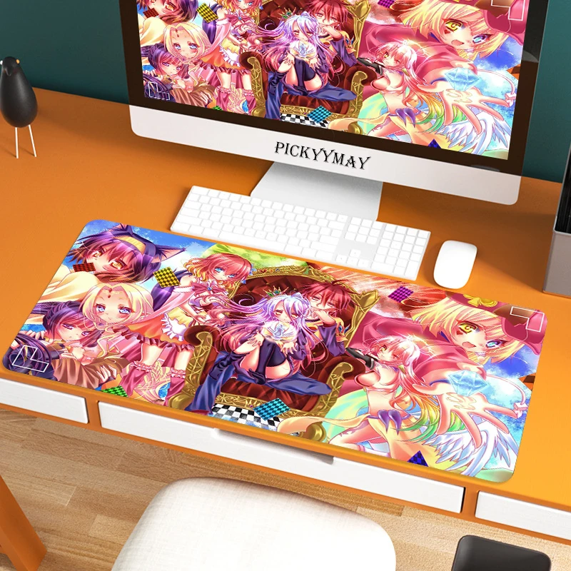 No Game No Life Extra Large Mouse Pad 100x50cm Big Gaming Mousepad Anti-Slip Natural Rubber With Locking Edge Gaming Mouse Mat
No Game No Life Extra Large Mouse Pad 100x50cm Big Gaming Mousepad Anti-Slip Natural Rubber With Locking Edge Gaming Mouse Mat