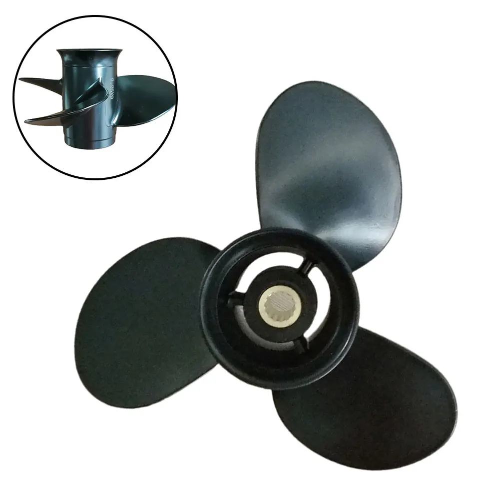 9.9HP 15HP 18HP Boat Propeller 9 1/4x9 3BAB645180 Fits Mercury 9.9-20HP Tohatsu Engines Marine Aluminum Alloy Accessories
9.9HP 15HP 18HP Boat Propeller 9 1/4x9 3BAB645180 Fits Mercury 9.9-20HP Tohatsu Engines Marine Aluminum Alloy Accessories