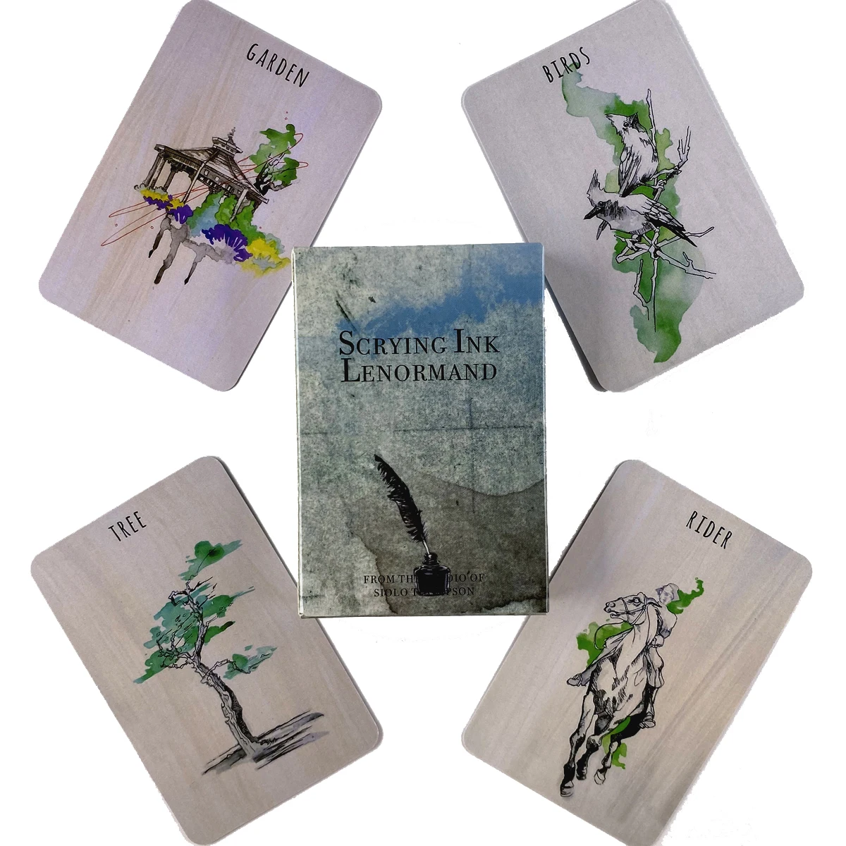 The Scrying Ink Lenormand Oracle Cards Leisure Party Table Game Fortune-telling Prophecy Tarot Deck With PDF Guidebook
The Scrying Ink Lenormand Oracle Cards Leisure Party Table Game Fortune-telling Prophecy Tarot Deck With PDF Guidebook