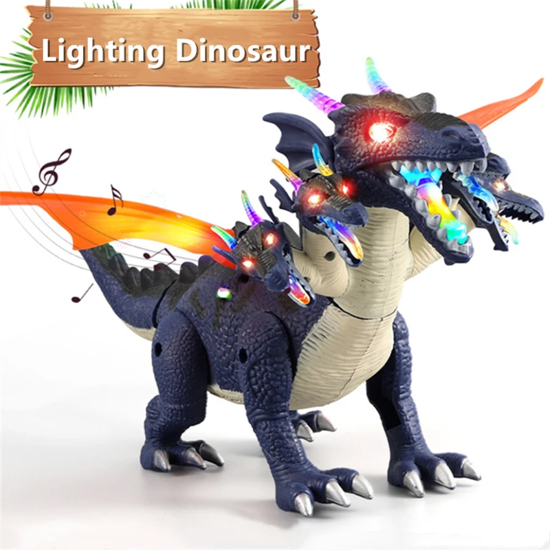 Lighting Dinosaur Electric Dragon Kids Pet Toys Walking 5 Heads Animal Model Boys Children Birthdays Gifts
Lighting Dinosaur Electric Dragon Kids Pet Toys Walking 5 Heads Animal Model Boys Children Birthdays Gifts