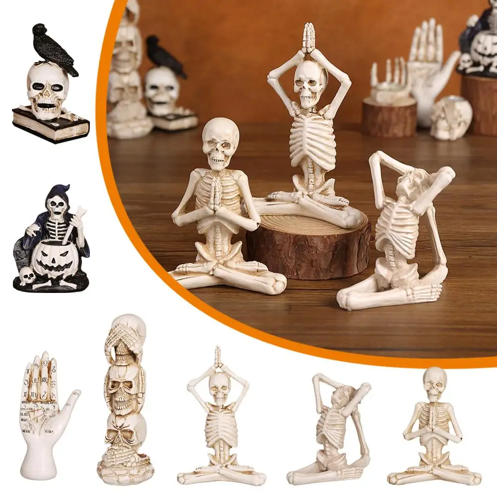 Halloween Skull Head Candle Stick Resin Decoration Home Desktop Ornament Statuette Decoration Gift Holiday Skull Ghost H8L9
Halloween Skull Head Candle Stick Resin Decoration Home Desktop Ornament Statuette Decoration Gift Holiday Skull Ghost H8L9