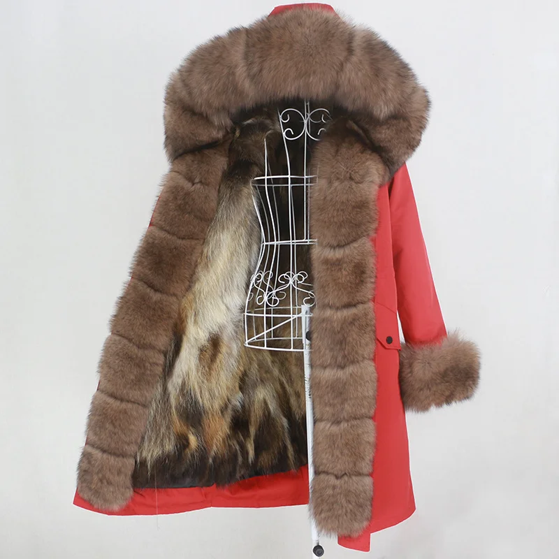 Luxury brand genuine X-long Waterproof 2023 Parka Real Coat Winter Jacket Women Natural Raccoon Hood Fox Fur Detachable Streetwe
Luxury brand genuine X-long Waterproof 2023 Parka Real Coat Winter Jacket Women Natural Raccoon Hood Fox Fur Detachable Streetwe