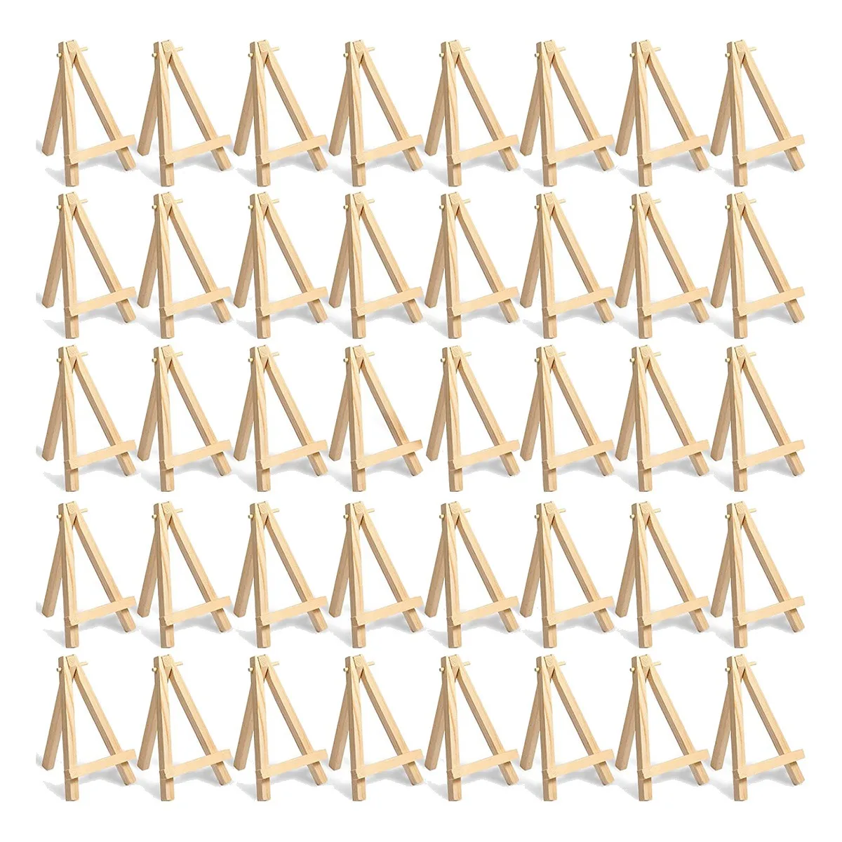 60 Pack Mini Wooden Display Stand Natural Wooden Easel Art Craft Painting Triangle Easel Canvas Stand Stand
60 Pack Mini Wooden Display Stand Natural Wooden Easel Art Craft Painting Triangle Easel Canvas Stand Stand