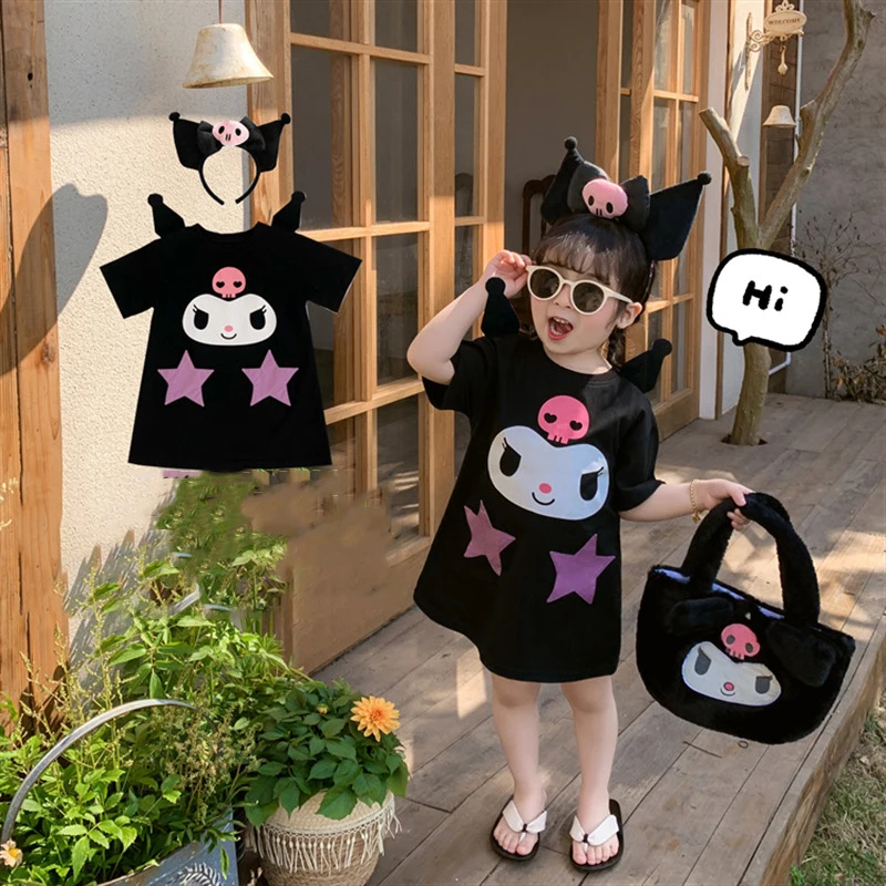 Новинка, милое платье Sanrio Kuromi, летняя детская юбка, модный мультяшный универсальный подарок на день рождения, подарки для девушки, игрушки для девочек
Новинка, милое платье Sanrio Kuromi, летняя детская юбка, модный мультяшный универсальный подарок на день рождения, подарки для девушки, игрушки для девочек