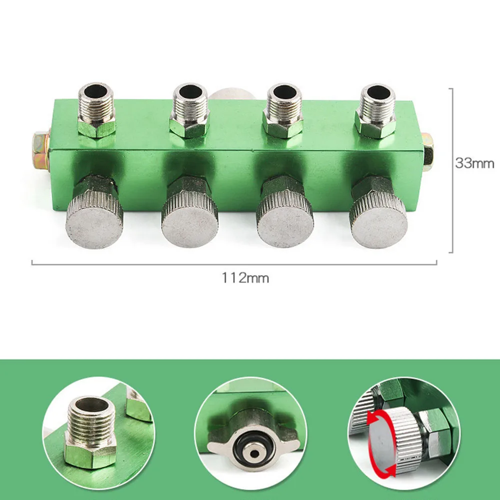 3 Way Airbrush Air Hose Splitter With Premium Splitter Accessories 1/4 Inch BSP Female Inlet & 1/8 Inch BSP Male Outlet
3 Way Airbrush Air Hose Splitter With Premium Splitter Accessories 1/4 Inch BSP Female Inlet & 1/8 Inch BSP Male Outlet