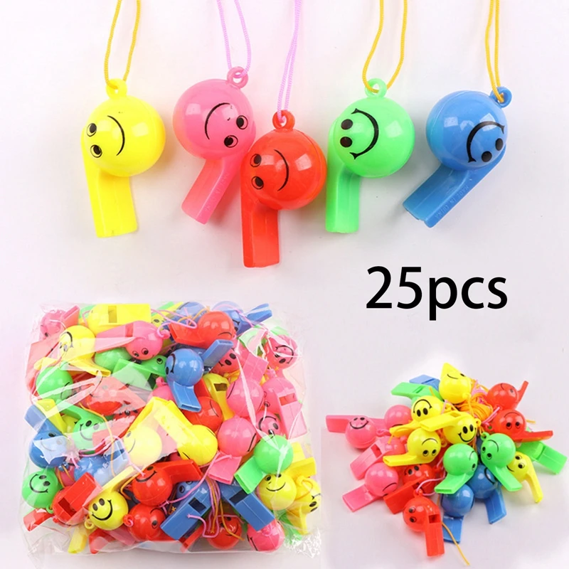 25PCS Colorful Plastic Cheer Sports Basketball Soccer Ball Fans Referee Whistle Drop Shipping
25PCS Colorful Plastic Cheer Sports Basketball Soccer Ball Fans Referee Whistle Drop Shipping