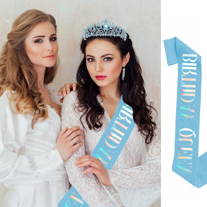 Lady's Birthday Tiara Lady's Birthday Tiara Blue Rhinestone Queen Tiara With Birthday Girl Sash Sweet Shiny Princess Tiara
Lady's Birthday Tiara Lady's Birthday Tiara Blue Rhinestone Queen Tiara With Birthday Girl Sash Sweet Shiny Princess Tiara