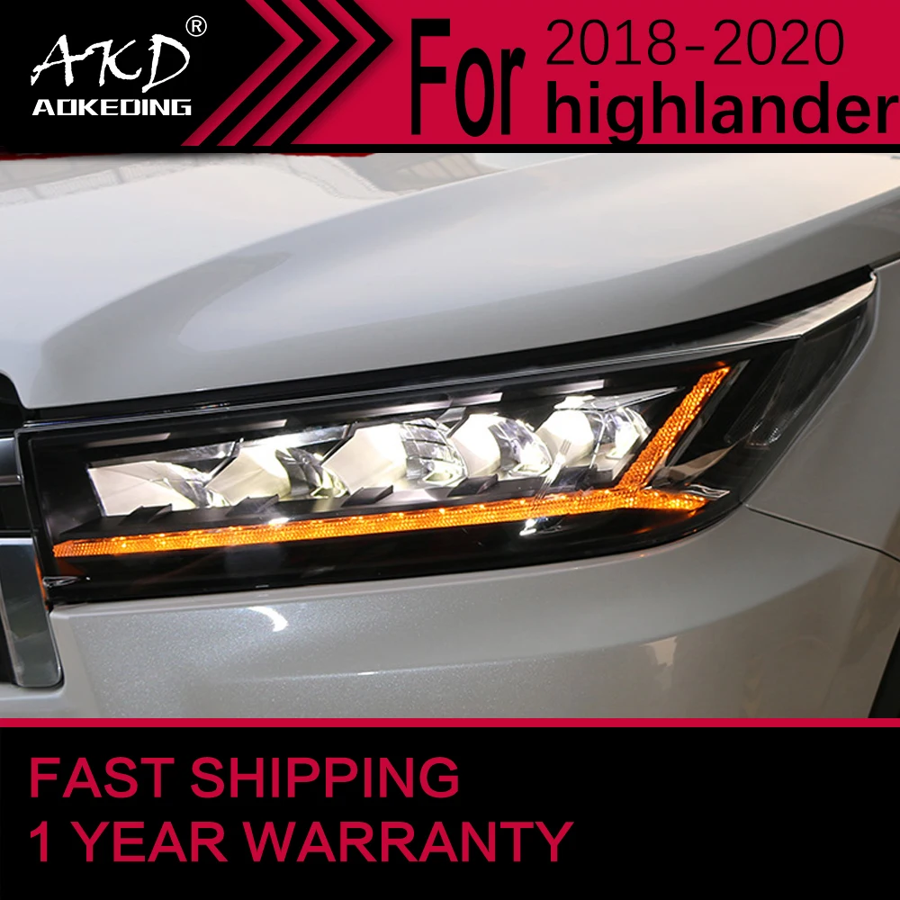 Car Lights for Toyota Highlander LED Headlight 2018-2020 Head Lamp Drl Projector Lens Automotive Accessories
Car Lights for Toyota Highlander LED Headlight 2018-2020 Head Lamp Drl Projector Lens Automotive Accessories