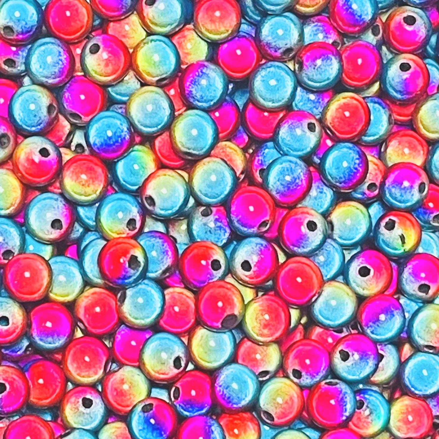 Wholesale 3D Illusion Miracle Beads 8mm Round Reflective Beads Double-Color Acrylic Jewelry For Jewelry DIY Bracelet Necklace
Wholesale 3D Illusion Miracle Beads 8mm Round Reflective Beads Double-Color Acrylic Jewelry For Jewelry DIY Bracelet Necklace
