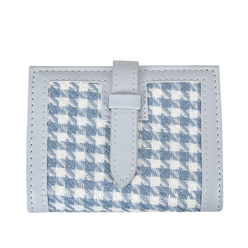 Wallet women 2022 new hot style clutch bag fashion short coin purse houndstooth card bag document bag women
Wallet women 2022 new hot style clutch bag fashion short coin purse houndstooth card bag document bag women