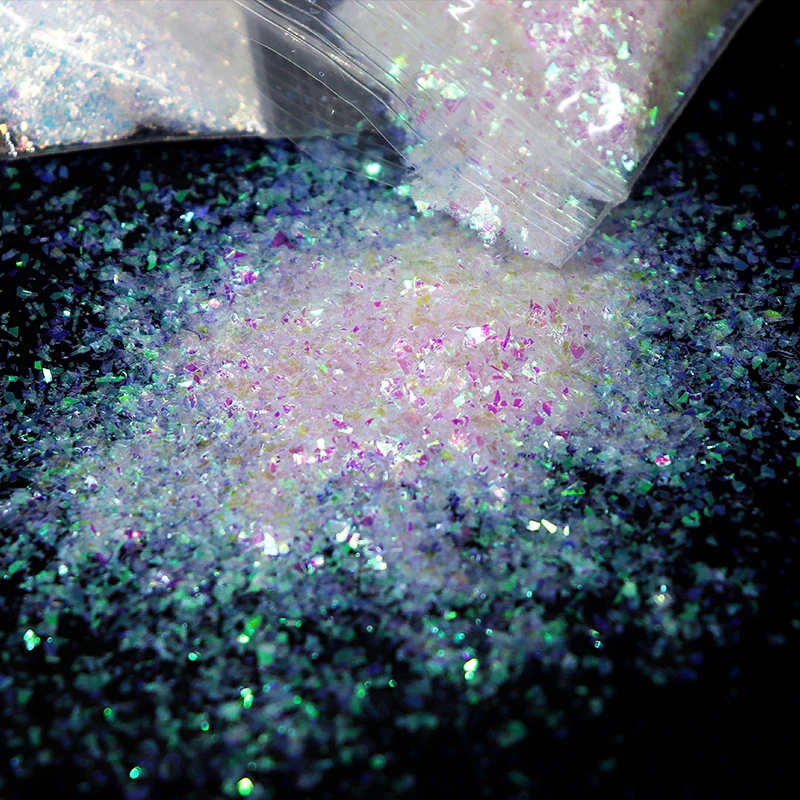 20g Epoxy Resin Glitter Filling White Iridescent Glitter Irregular Flakes DIY Crafts Nail Art Decorations Shiny Mermaids Sequins
20g Epoxy Resin Glitter Filling White Iridescent Glitter Irregular Flakes DIY Crafts Nail Art Decorations Shiny Mermaids Sequins