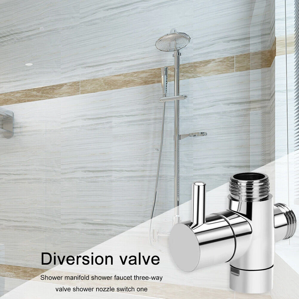 Shower Head Diverter Valve 3 Way T-adapter Bath 1/2 Shower Head Mount Valve Diverter ABS Converter Shower Diverter Valve
Shower Head Diverter Valve 3 Way T-adapter Bath 1/2 Shower Head Mount Valve Diverter ABS Converter Shower Diverter Valve