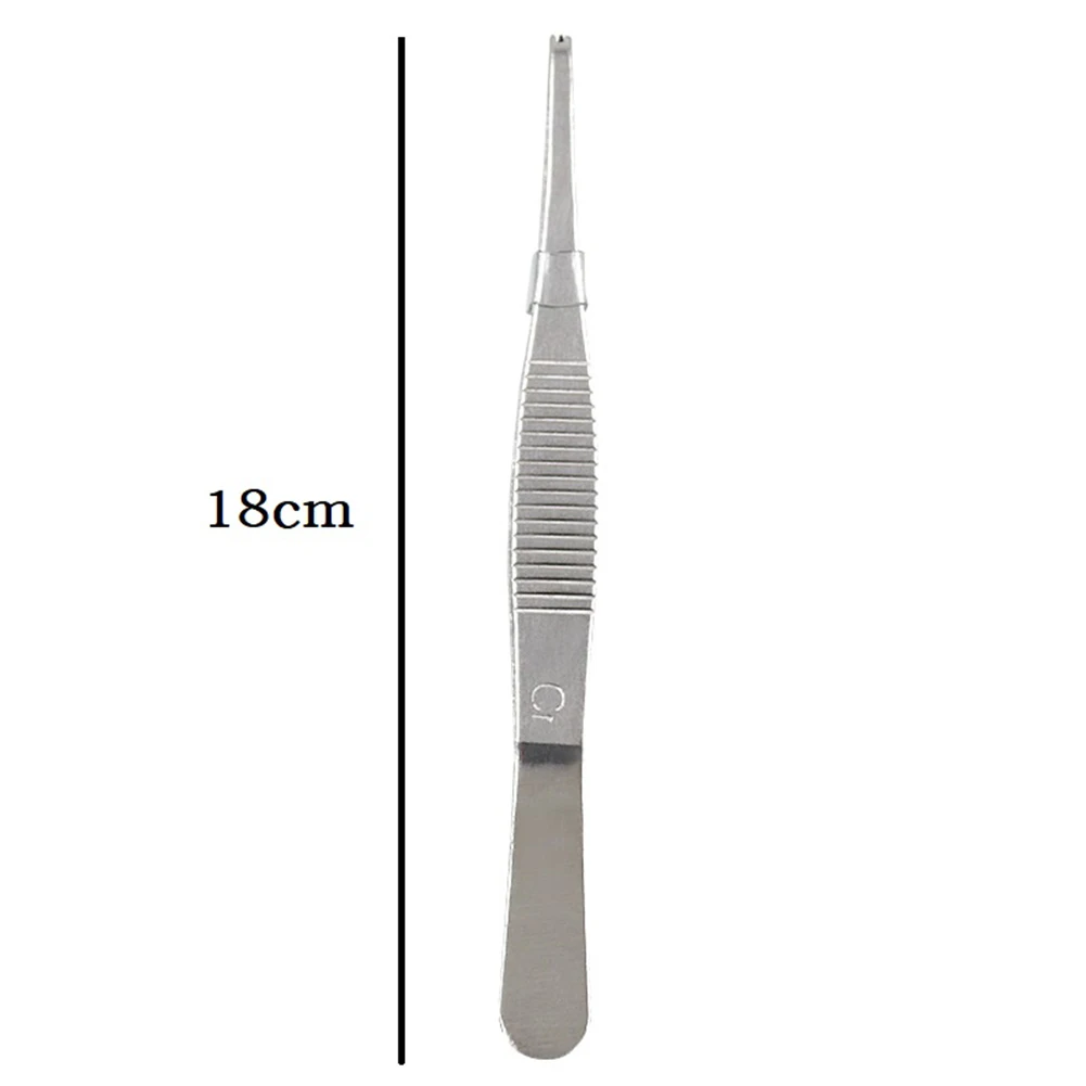 Tool Toothed Tweezers 18/20/25cm Accessories For Suture Manipulate Needles Hold Stainless Steel Toothed Tweezers
Tool Toothed Tweezers 18/20/25cm Accessories For Suture Manipulate Needles Hold Stainless Steel Toothed Tweezers
