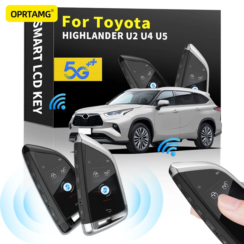 Car Smart Remote Control Key LCD Display for Keyless Smart Key For Toyota HIGHLANDER U2 U4 U5 2000 2001-2018 2019 2020 2021 2022
Car Smart Remote Control Key LCD Display for Keyless Smart Key For Toyota HIGHLANDER U2 U4 U5 2000 2001-2018 2019 2020 2021 2022