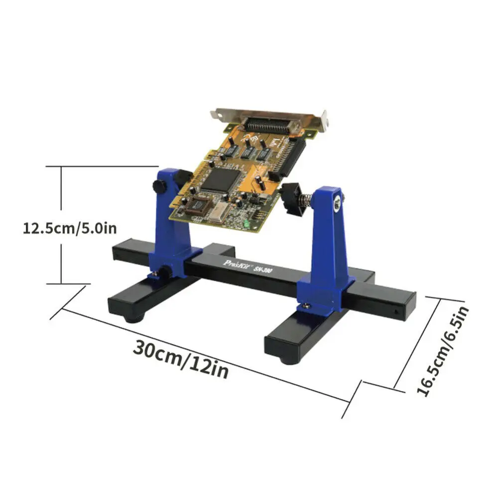 PCB Holder Clamp - Holds Circuit Board For Soldering 360° Adjustable Aid Hand Repiar Tools DIY Tools Supplies
PCB Holder Clamp - Holds Circuit Board For Soldering 360° Adjustable Aid Hand Repiar Tools DIY Tools Supplies
