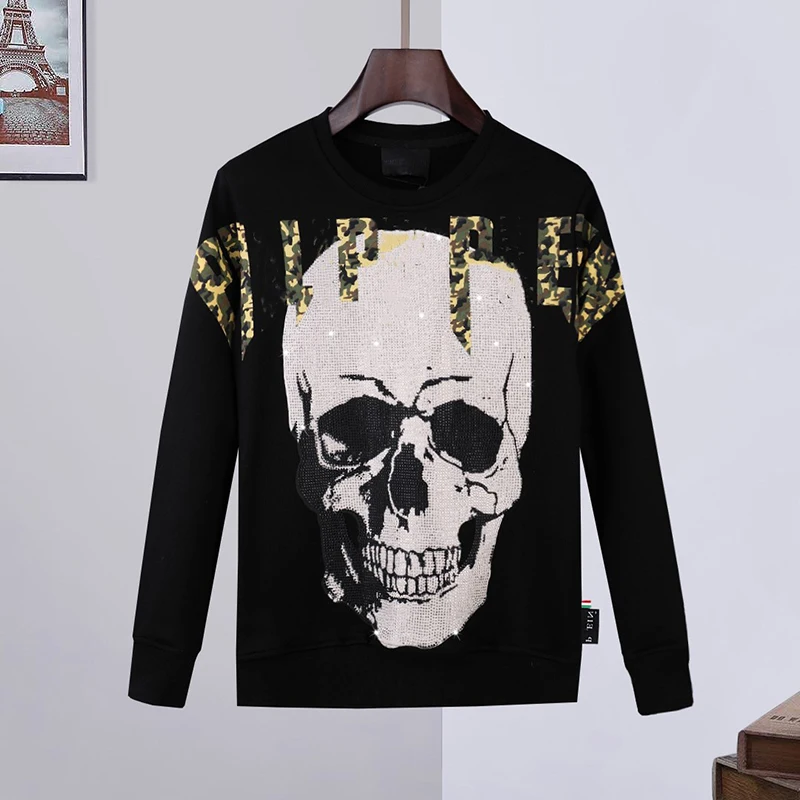 sweater men's qp skull plein hot diamond camouflage letter print autumn and winter coat fashion top PP cotton tide European stat
sweater men's qp skull plein hot diamond camouflage letter print autumn and winter coat fashion top PP cotton tide European stat