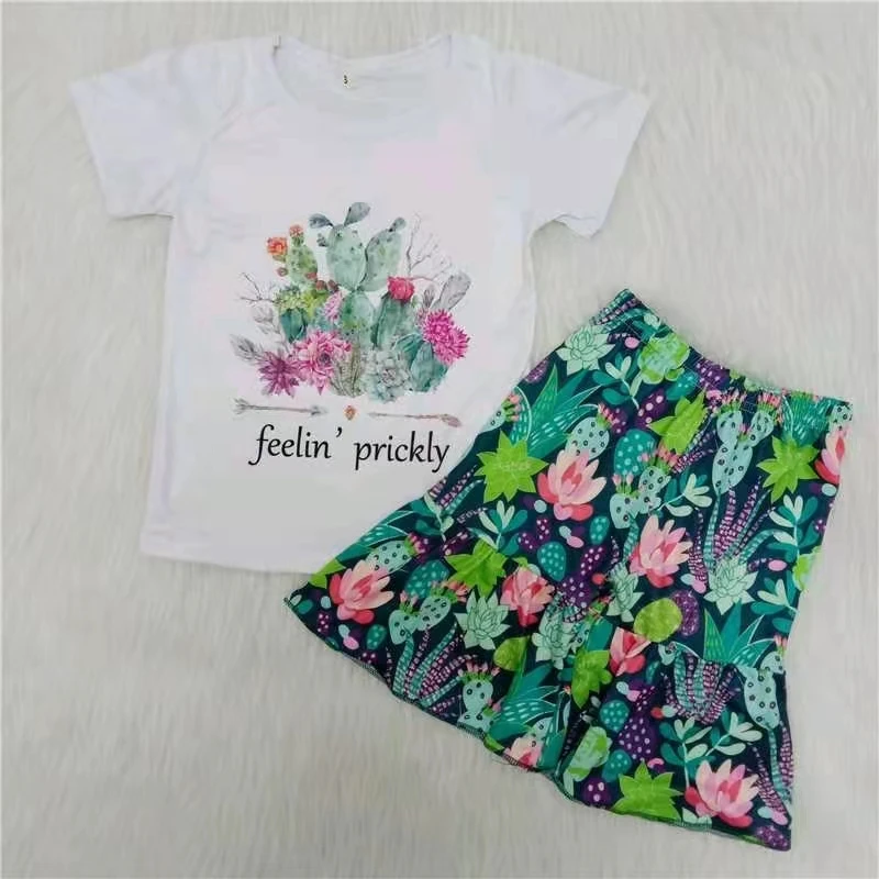 baby girl clothing set toddler summer clothes kids outfit clothing short sleeve print top and cactus ruffle shorts outfit
baby girl clothing set toddler summer clothes kids outfit clothing short sleeve print top and cactus ruffle shorts outfit