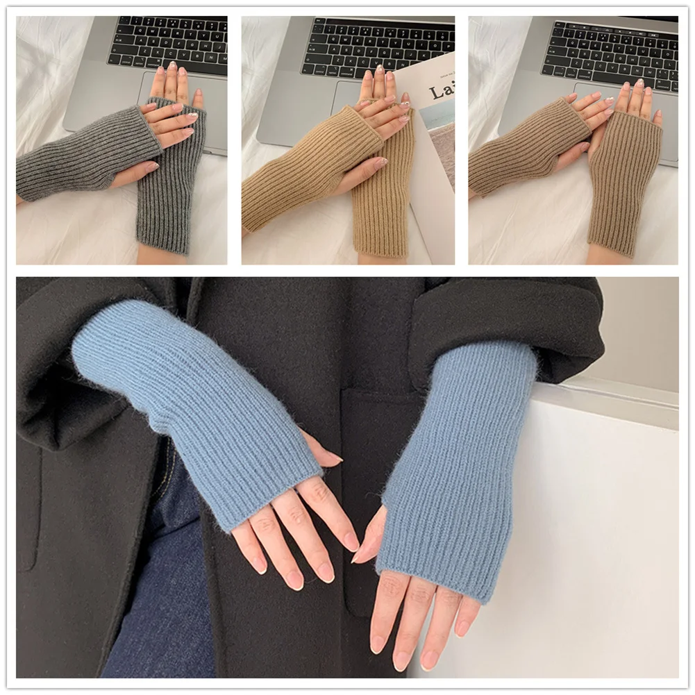 Unisex Half-finger Gloves Female Knitted Fingerless Touch Screen Thick Knitted Wristband Finger Thick Glove Mitten Solid Color
Unisex Half-finger Gloves Female Knitted Fingerless Touch Screen Thick Knitted Wristband Finger Thick Glove Mitten Solid Color