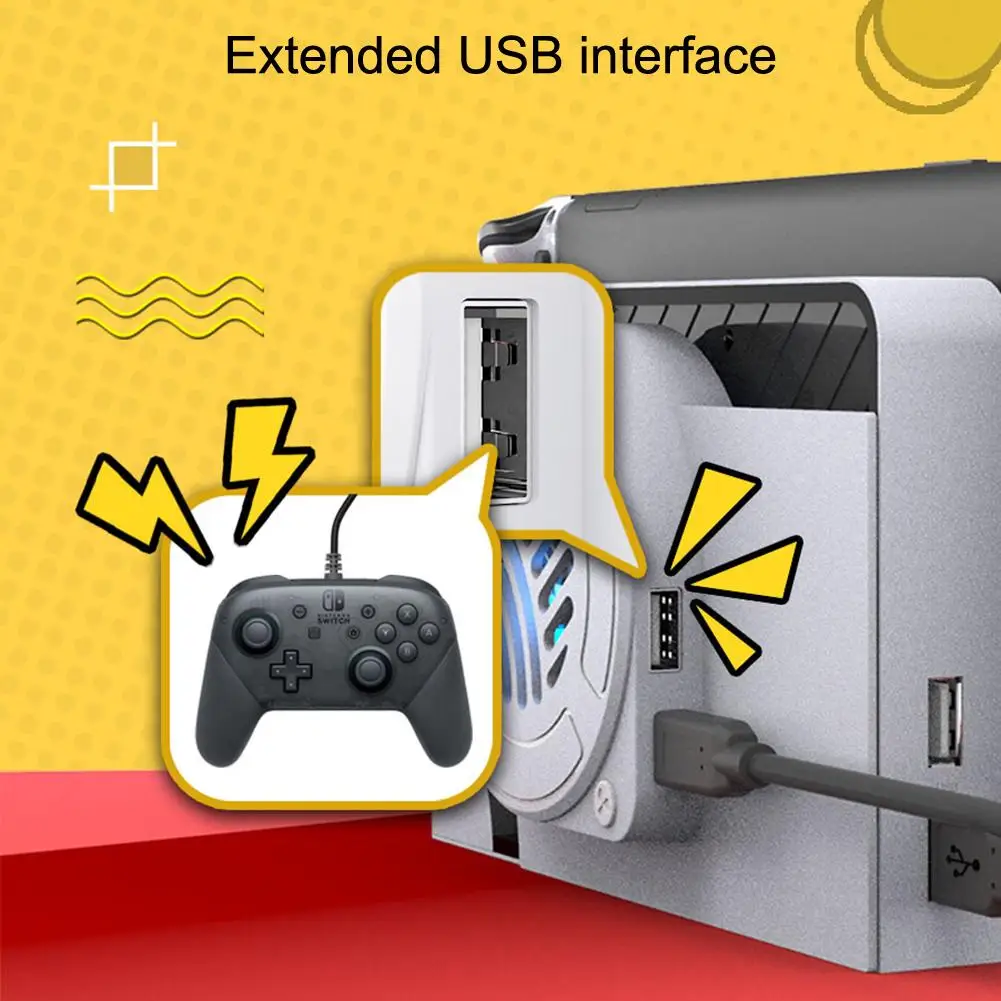 PC Gaming Console Cooler Usb Cooling Fan External Game Console Stand Heat Dissipation Fans Compatible For Switch OLED Dock Fans
PC Gaming Console Cooler Usb Cooling Fan External Game Console Stand Heat Dissipation Fans Compatible For Switch OLED Dock Fans