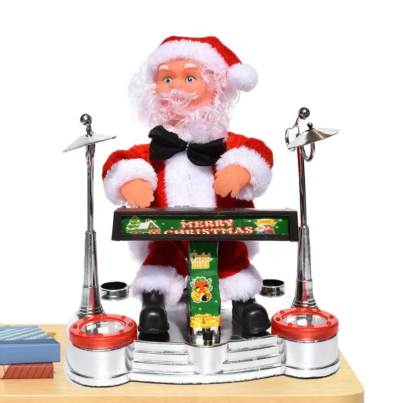 Electric Santa Claus Toy Animated Santa Claus Figurine Toys Christmas Music Band Doll Toys for Kids Birthday Gifts Party Favors
Electric Santa Claus Toy Animated Santa Claus Figurine Toys Christmas Music Band Doll Toys for Kids Birthday Gifts Party Favors
