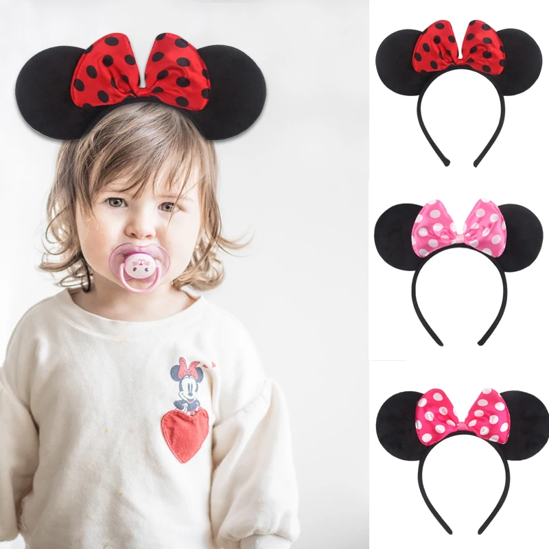 Disney Mickey Girls DOT Bow Knot Mouse Ears Headband Kid Festival Hair Accessories Kids Boys Birthday Party Hairband Gift Mujer
Disney Mickey Girls DOT Bow Knot Mouse Ears Headband Kid Festival Hair Accessories Kids Boys Birthday Party Hairband Gift Mujer