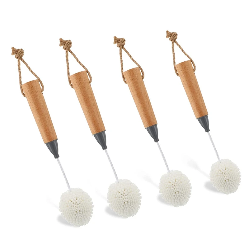 Wine Glass Cleaning Brush Flute And Stemware Brush Non Scratch Foam Bristle Brush With Wooden Handles
Wine Glass Cleaning Brush Flute And Stemware Brush Non Scratch Foam Bristle Brush With Wooden Handles