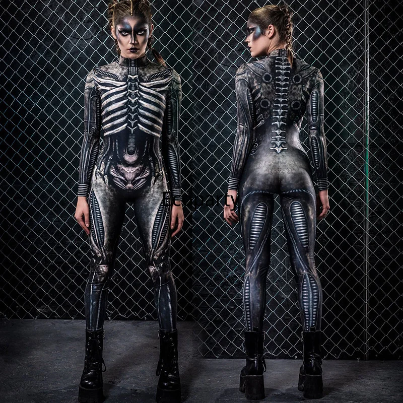 2022 Hot Halloween Print Horror Human Skeleton Jumpsuit Sexy Sacry Cosplay Costume Female Tights Party Performance Suits 40
2022 Hot Halloween Print Horror Human Skeleton Jumpsuit Sexy Sacry Cosplay Costume Female Tights Party Performance Suits 40
