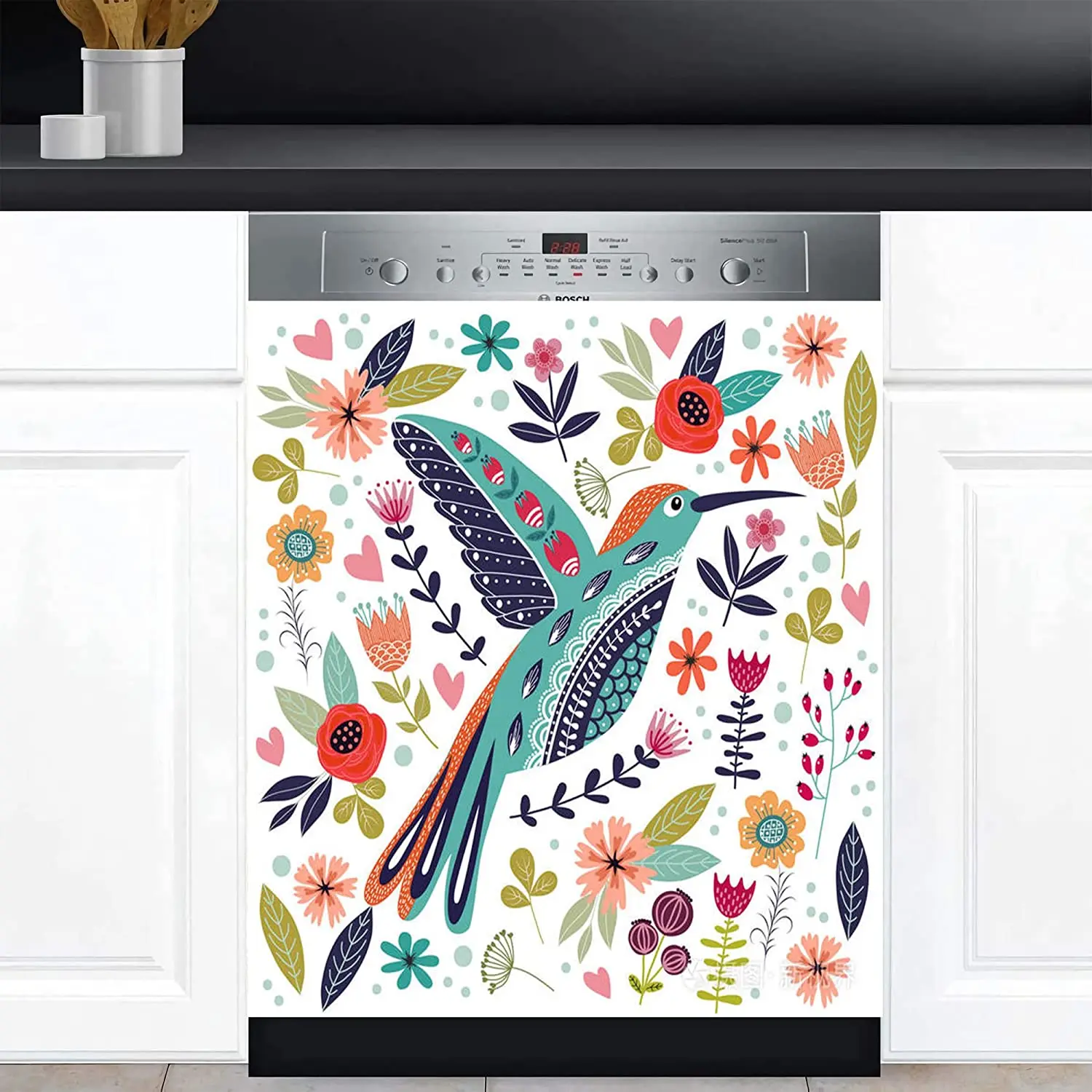 Dishwasher Magnet Cover,Magnet Dishwasher Cover Decorative for Kitchen, Dish Washer Door Sticker ( Bird and Flowers , 23 W
Dishwasher Magnet Cover,Magnet Dishwasher Cover Decorative for Kitchen, Dish Washer Door Sticker ( Bird and Flowers , 23 W