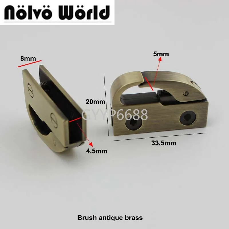 30pcs 3colors 33.5*20mm handbag two side clips die casting gold color hardware bags clasp accessory Metal Clip
30pcs 3colors 33.5*20mm handbag two side clips die casting gold color hardware bags clasp accessory Metal Clip