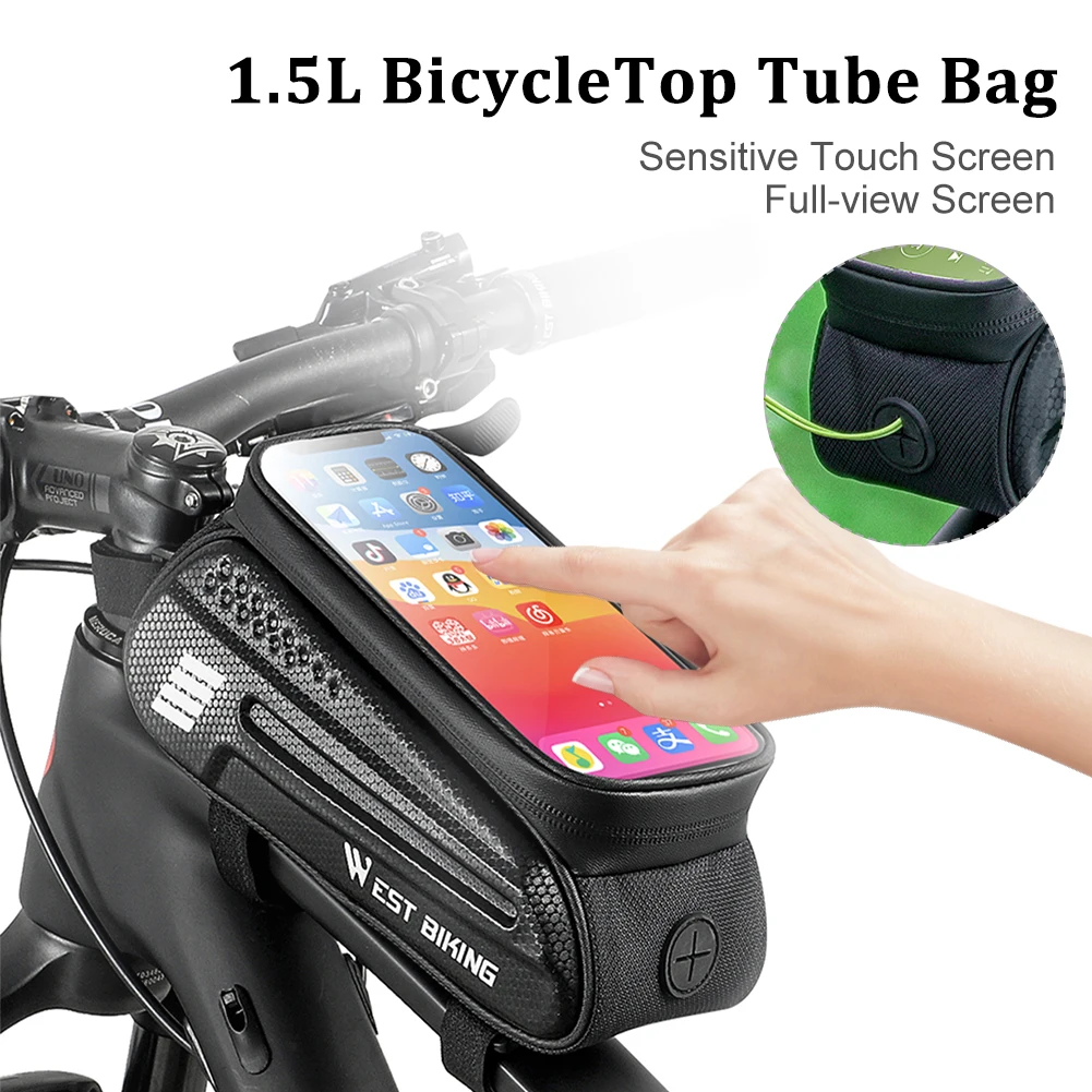 Bike Basket Plastic Easy Installation Bicycle Bag Touchscreen Phone Case Holder For 7 Inch Phone Cycling Accessories
Bike Basket Plastic Easy Installation Bicycle Bag Touchscreen Phone Case Holder For 7 Inch Phone Cycling Accessories