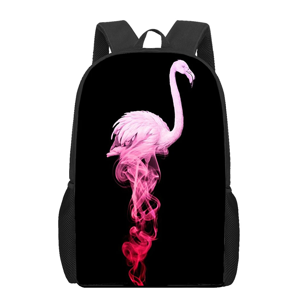 

Creative red beautiful Flamingo bird Notebook Backpacks pupil School Bags 3D Print Oxford Waterproof Boys/Girls Laptop Backpacks