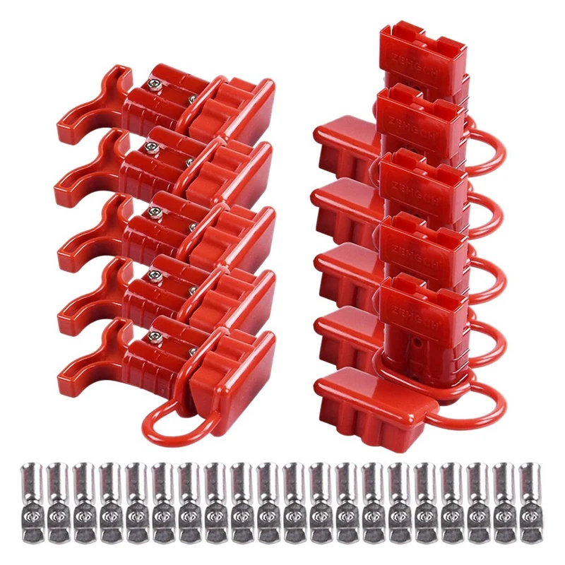 50A 600V 10Pcs Battery Power Connector Quick Connect Plug Jumper Cable Plug Connector for Anderson Connector
50A 600V 10Pcs Battery Power Connector Quick Connect Plug Jumper Cable Plug Connector for Anderson Connector