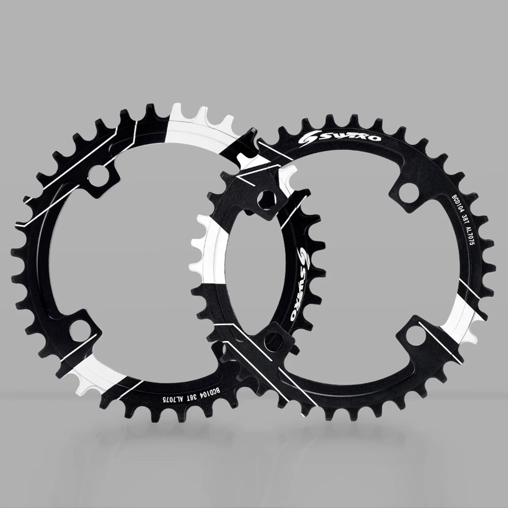 MTB Bicycle Crankset 104BCD Positive And Negative Tooth Single 32T/34T/36T/38T Aluminum Alloy Bike Mountain Chainring Bicicleta
MTB Bicycle Crankset 104BCD Positive And Negative Tooth Single 32T/34T/36T/38T Aluminum Alloy Bike Mountain Chainring Bicicleta