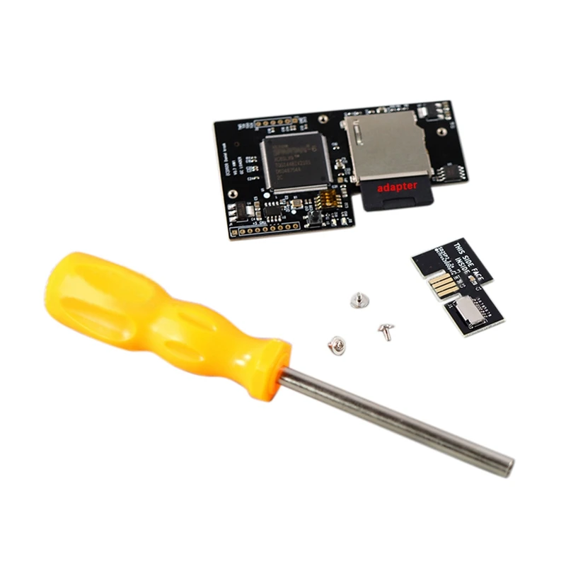 For Nintendo NGC GC Loader Lite Optical Drive Board Kit SD2SP2 4GB TF Card Reader Micro-SD Card Adapter Screwdriver Kit
For Nintendo NGC GC Loader Lite Optical Drive Board Kit SD2SP2 4GB TF Card Reader Micro-SD Card Adapter Screwdriver Kit
