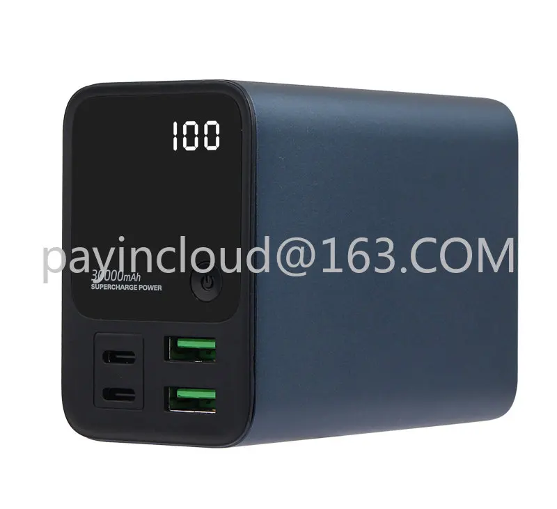 Portable USB C PD Fast Charging External Battery 27000mAh 100W Power Bank Station Charger for Notebook 
Portable USB C PD Fast Charging External Battery 27000mAh 100W Power Bank Station Charger for Notebook