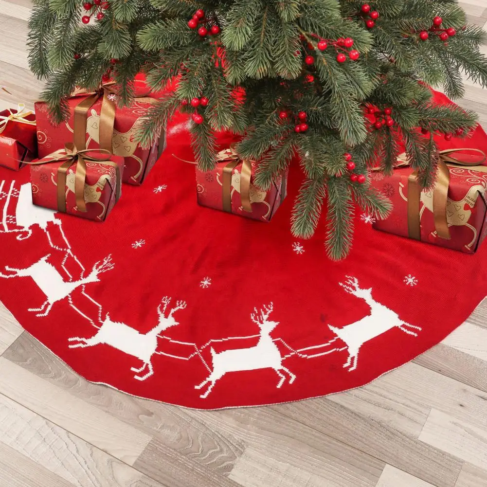 Christmas Tree Skirt Knitted Double Sided Santa Claus Lace Up Layout Round Party Decoration Xmas Tree Floor Mat Party Supplies
Christmas Tree Skirt Knitted Double Sided Santa Claus Lace Up Layout Round Party Decoration Xmas Tree Floor Mat Party Supplies