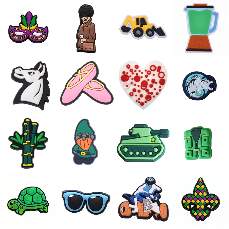 Single Sales PVC Shoes Charms Accessories for Croc Sandals Wristband Garden Clog Buckle Pins Decorations Boys Girls Party Gifts
Single Sales PVC Shoes Charms Accessories for Croc Sandals Wristband Garden Clog Buckle Pins Decorations Boys Girls Party Gifts