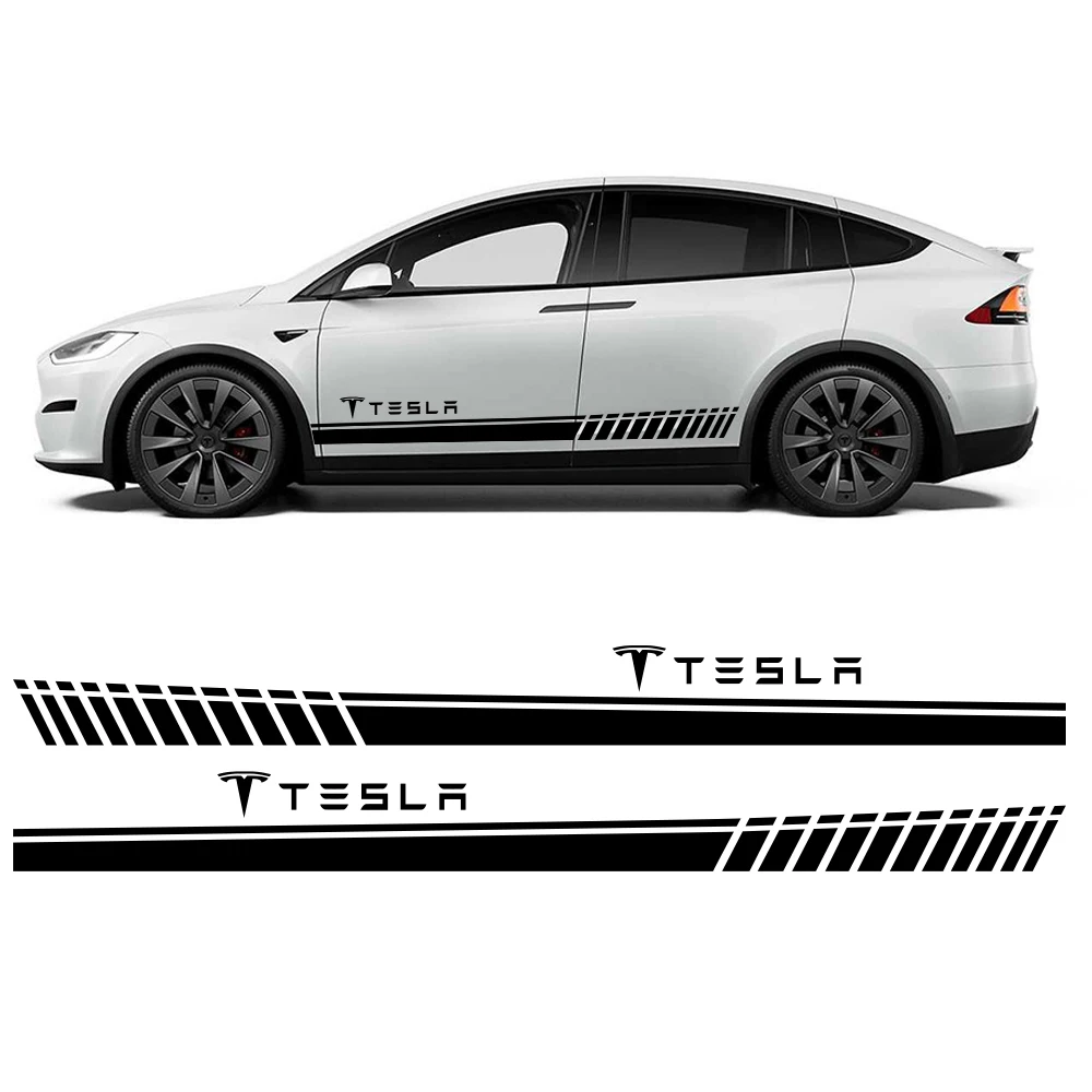 2PCS For Tesla Model 3 S X Y Car Door Side Skirt Long Stripes Stickers Auto Body Decor Vinyl Film Wrap PVC Decal Accessories
2PCS For Tesla Model 3 S X Y Car Door Side Skirt Long Stripes Stickers Auto Body Decor Vinyl Film Wrap PVC Decal Accessories