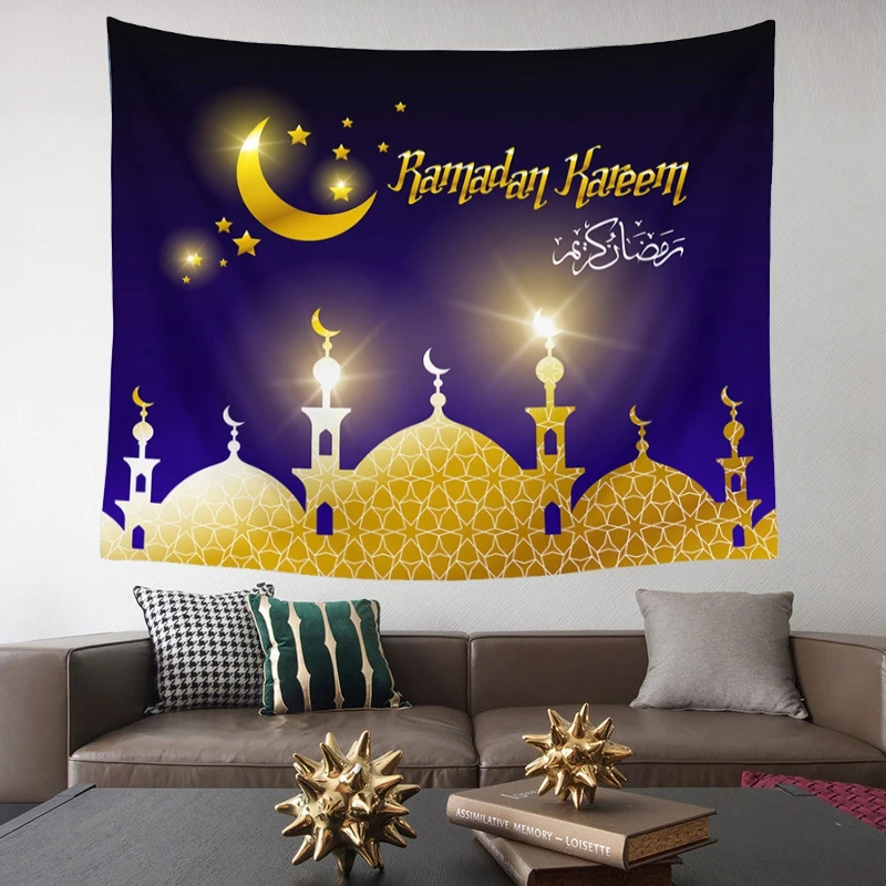 Background Cloth Wall Muslim Ramadan Festival Decoration Moon Hanging Tapestry Home Mural Towel Ramadan Tapestry Islamic Party
Background Cloth Wall Muslim Ramadan Festival Decoration Moon Hanging Tapestry Home Mural Towel Ramadan Tapestry Islamic Party