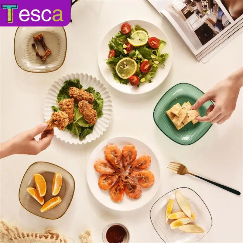 Large Capacity Snack Plate Saving Space Multifunctional Spitting Bone Plate Golden Border Add Texture Small Plate Bone Plate
Large Capacity Snack Plate Saving Space Multifunctional Spitting Bone Plate Golden Border Add Texture Small Plate Bone Plate